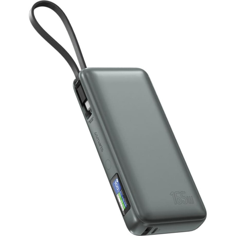 4Smarts Powerbank 4smarts Enterprise 20000mAh 165W ze zintegrowanym kablem USB-C szary