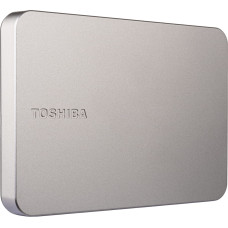 Toshiba Canvio Flex 1TB, External Hard Drive, Light Silver, USB-C / USB-A