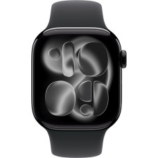 Apple Watch 11 46mm GPS Alu M/L Sportarmband diamantschwarz/sch
