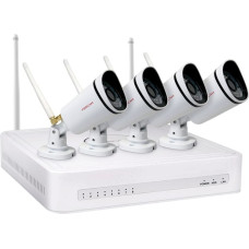 Foscam FN7108W-B4-1T, set (white, 1x FN7108W NVR, 4x FI9910W bullet camera)