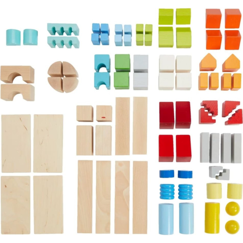 Haba Basic Building Blocks Colorful, Medium Set