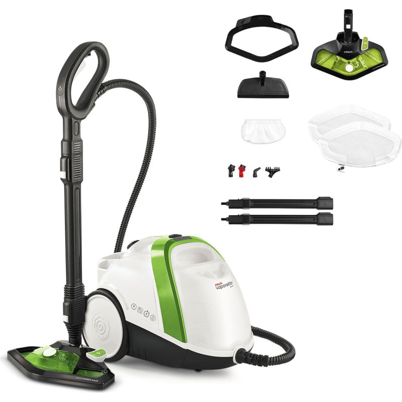 Polti | Steam cleaner | PTEU0317 Vaporetto Smart 110 Eco | Power 1500 W | Steam pressure 4 bar | Water tank capacity 2 L | White/Green