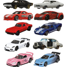 Mattel | Hot Wheels Fast and Furious Themed Assortment, HNR88 | Metal/Plastic