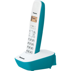 Panasonic | Cordless phone | KX-TG1611FXC | Built-in display | Caller ID | White | Conference call | Wireless connection
