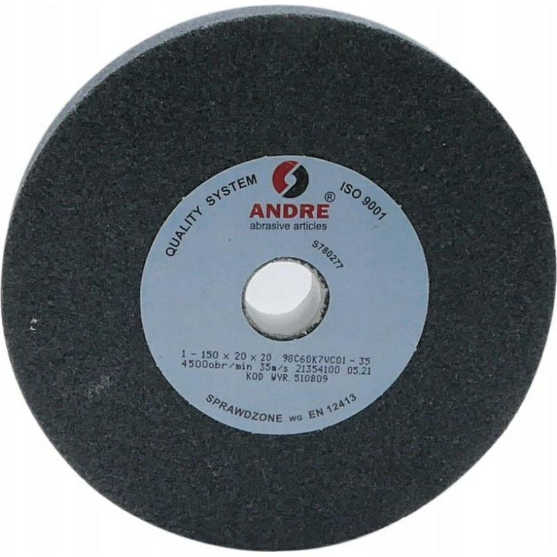 Andre ŚCIERNICA PŁASKA 150mm x 20mm x 20mm 98C60K7VC01-35 CZARNA "TYP 1"