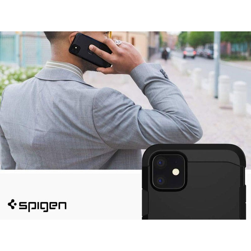 Spigen Etui Spigen Tough Armor to Apple iPhone 11 Black universal