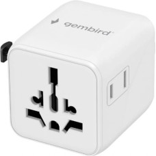 Gembird POWER ADAPTER TRAVEL/WHITE TPA-INT-01-W GEMBIRD