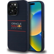 Red Bull RBHMP16X24SIHSRV iPhone 16 Pro Max 6.9" Hard Case Navy Silicone Horizontal Logo MagSafe