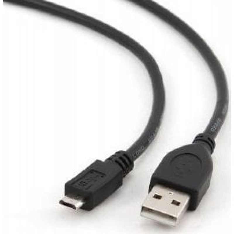 Natec Kabel USB Natec USB-A - microUSB 0.3 m Czarny (NKA0426)