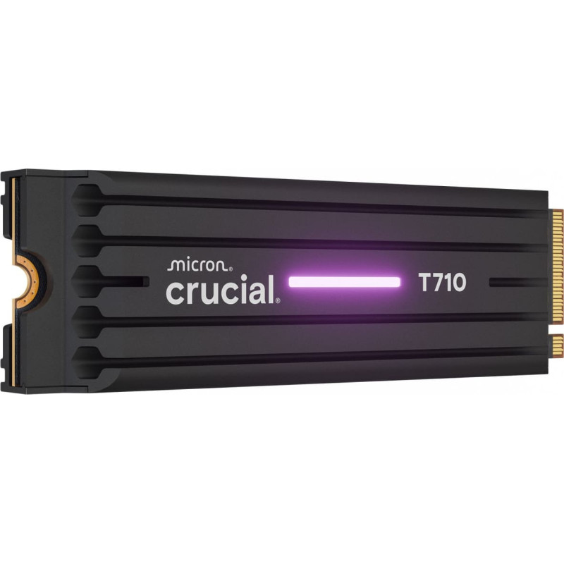 Crucial T710 with heatsink   4TB PCIe Gen5 NVMe M.2 2280 SSD