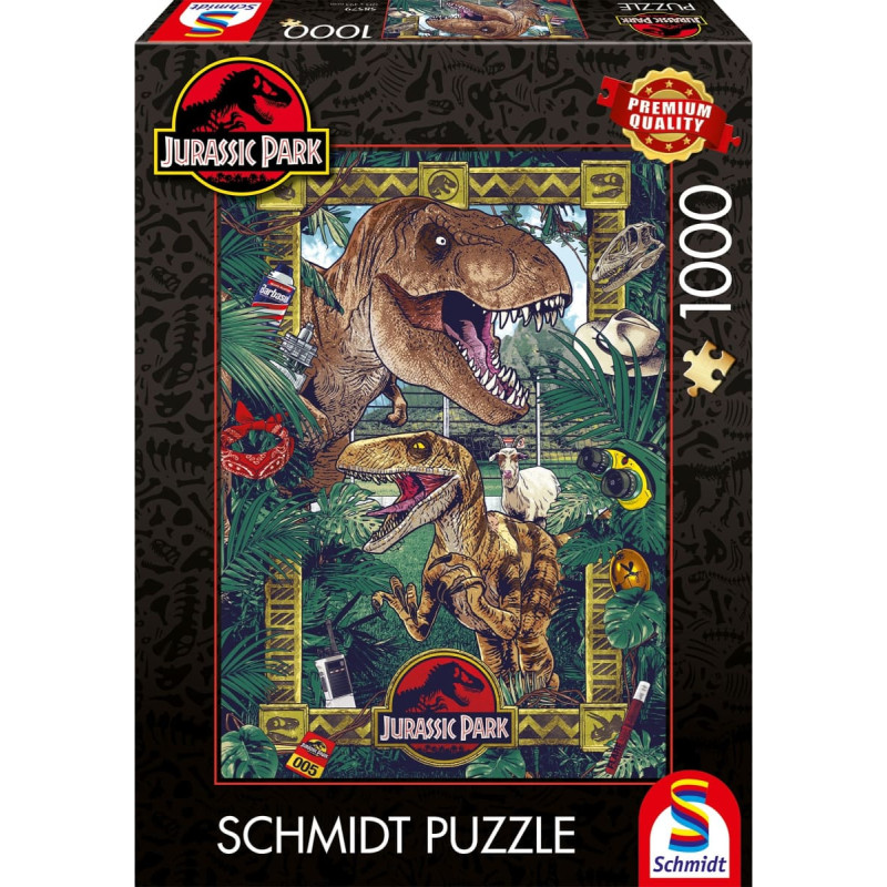 Schmidt Spiele Jurassic Park - The Age of Dinosaurs, Puzzle 1000 pieces