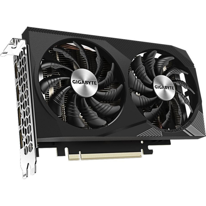 Gigabyte Graphics Card|GIGABYTE|NVIDIA GeForce RTX 3050|8 GB|GDDR6|128 bit|PCIE 4.0 16x|Memory 14000 MHz|2xHDMI|2xDisplayPort|GV-N3050WF2OCV2-8GD