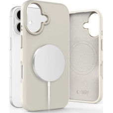 Tech-Protect Etui Tech-Protect Silicone Pure MagSafe Apple iPhone 16 Cosmic Latte
