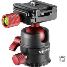Neewer metal ball head for tripod 28MM Red