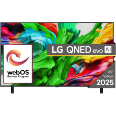 LG QNED AI 65QNED85A3C televizorius 165,1 cm (65") 4K Ultra HD Smart TV &bdquo;Wi-Fi&ldquo; Juoda