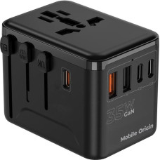 Mobile Origin GaN 35W Travel Adapter PW4 EU/UK/US/AUS, 3x USB-C + 2x USB-A 