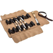 Kirschen Stechbeitelsatz in Ledertasche, 6-tlg.