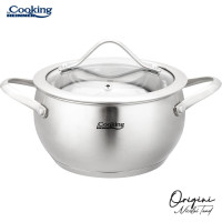 Puodas nerūdijančio plieno su teflono danga 1.8L 16x9cm HR-RW-T018C HEINNER