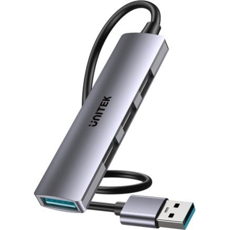 Unitek HUB USB Unitek Kompaktowy hub USB-A 4 w 1 1x 5 Gbps 3x 480 Mbps