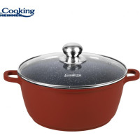 Puodas aliuminio su keramikos danga 8L 30x13.5cm HR-JLG-C30SO HEINNER