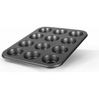 Keksiukų kepimo forma anglinis plienas su nelimpančia danga 12 vnt. VN-E-C265, VANORA