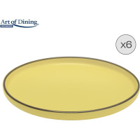 Keraminės lėkštės 6 dalių 27cm MEDEEA HR-WDF-M276 HEINNER