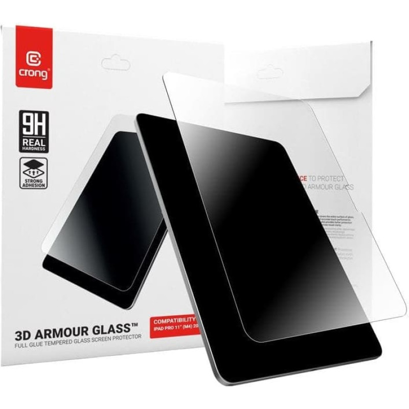 Crong 3D Armour Glass  Szkło hartowane iPad Pro 11" M4 (2024)