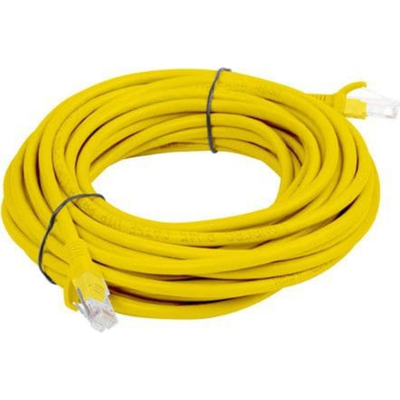 Lanberg RJ-45 kt.5e Yellow 10m (PCU5-10CC-1000-Y)