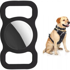 OEM AirTag Case na obrożę / pasek / szelki BLACK / CZARNY
