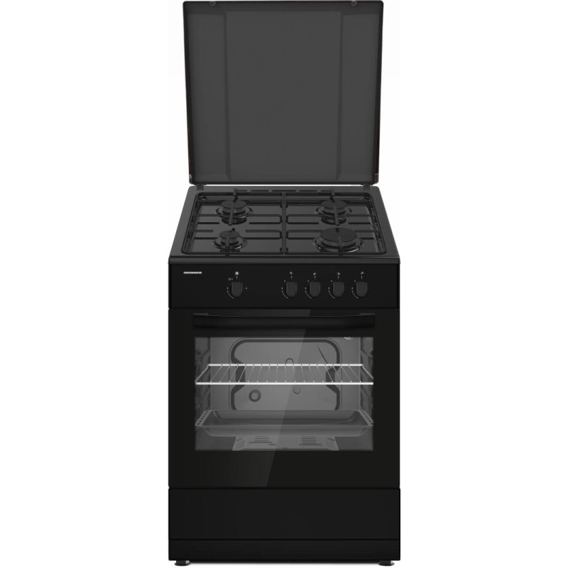 Gāzes plīts HFSC-SME66IBK HEINNER