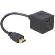 Delock Adapter HDMI - 2x HDMI 20cm