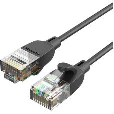 Vention PATCH CABLE CAT.6A UTP/1.5M BLACK SLIM IBIBG VENTION