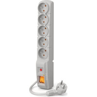 Acar Power strip Acar F5 overvoltage 5 sockets 3 m grey (W0106)