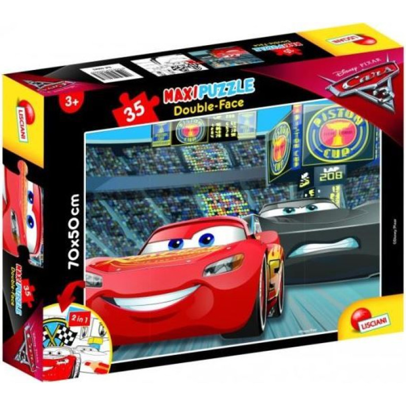 Lisciani Bilateral Puzzle 35 elements Maxi Cars 3 Go! Go! (304-60665)