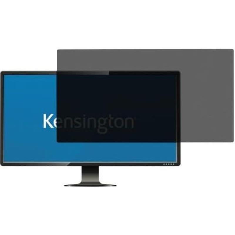 Kensington privacy filter (black, 22 inch, 16:10, 2x)
