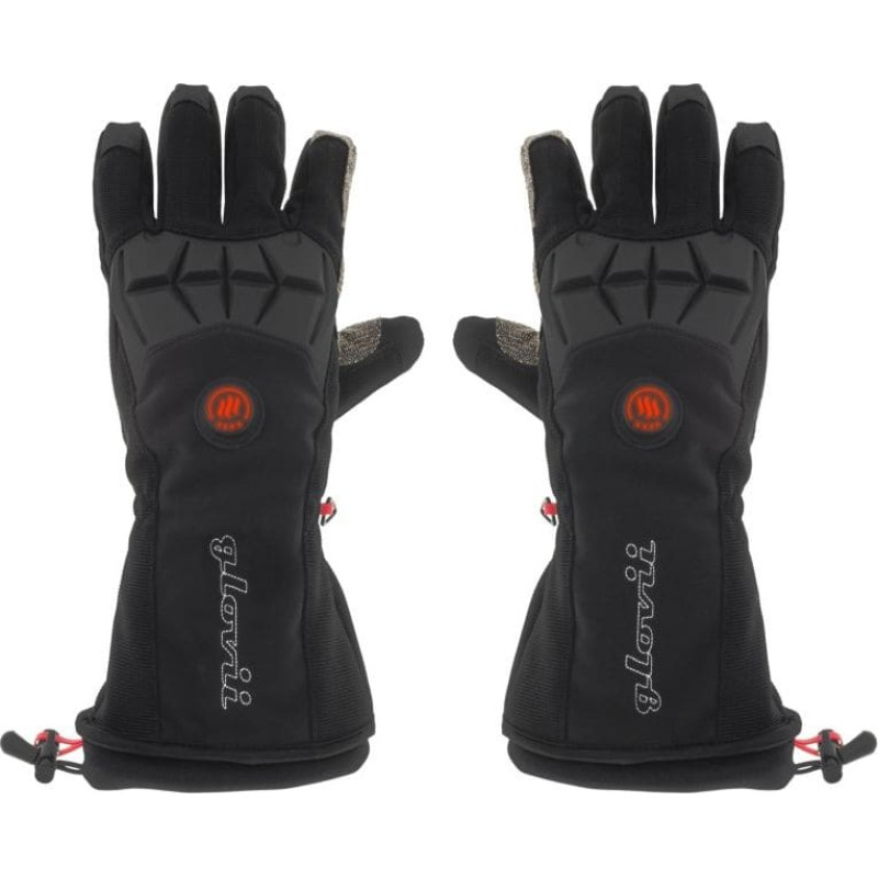 Glovii Ogrzewane termoaktywne rękawice robocze, rozmiar XL, czarne