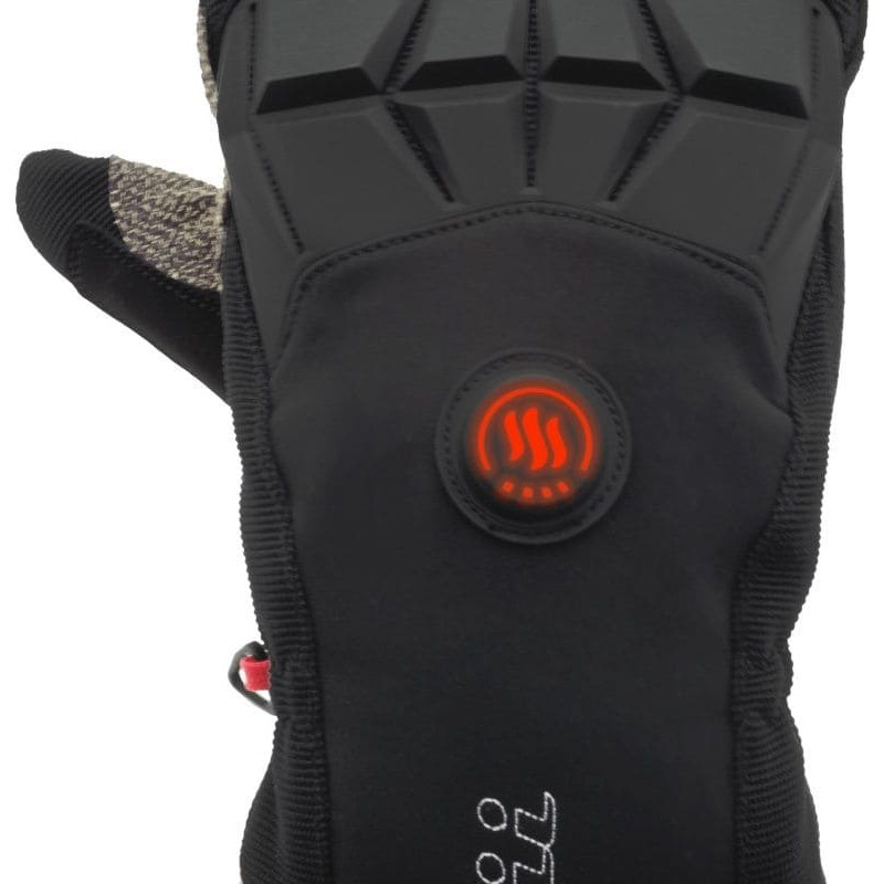 Glovii Ogrzewane termoaktywne rękawice robocze, rozmiar XL, czarne