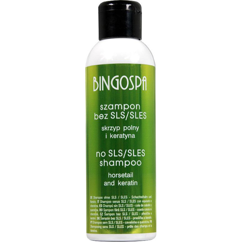 Bingospa Szampon do włosów ze skrzypem polnym i keratyną 100ml