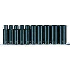 Teng Tools Nasadki udarowe długie w zestawie z chwytem 1/2" Teng Tools 9126
