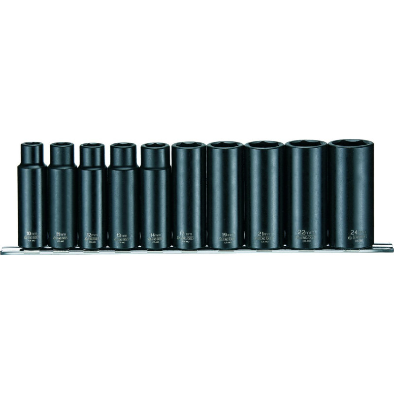Teng Tools Nasadki udarowe długie w zestawie z chwytem 1/2" Teng Tools 9126