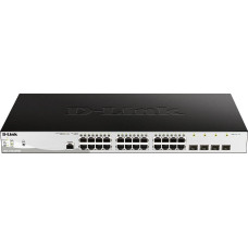 D-Link Switch D-Link D-Link DGS-1210-28P/ME/E 24-Port 10/100/1000BASE-T PoE + 4-Port 1 Gbps SFP Metro Ethernet