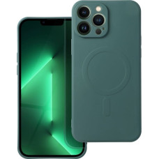 OEM Futerał SILICONE MAG COVER kompatybilny z MagSafe do IPHONE 13 Pro ciemny zielony