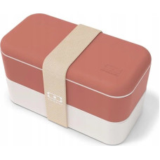 Monbento Monbento Bento Original Terracotta Recycled biało-pomarańczowy