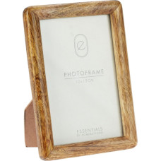 Home Styling Collection Ramka Home Styling Collection Drewniana ramka na zdjęcie, stojąca, z drewna mango, 12,5 x 2 x 17,5 cm