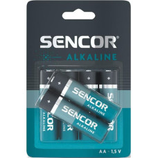 Sencor Bateria alkaliczna, AA (LR6), AA, 1.5V, Sencor, blistr, 6-pack