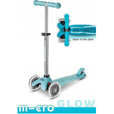Micro Hulajnoga Mini Micro Deluxe Glow LED Plus Glacier Aqua