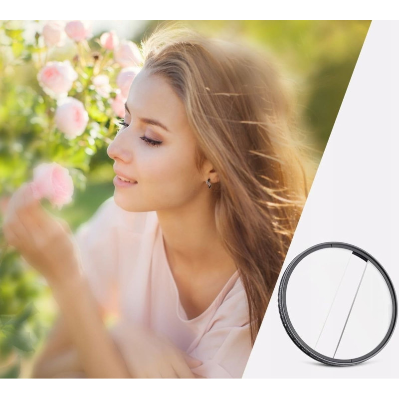 K&F Concept Filtr Ostry Pas Środek Center Field Split Diopter K&F NANO-B na 58 mm 58mm / KF01.2668V1