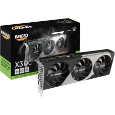 Inno3D Karta graficzna Inno3D GeForce RTX 5070 Ti X3 OC 16GB GDDR7 DLSS4 (N507T3-16D7X-176068N)