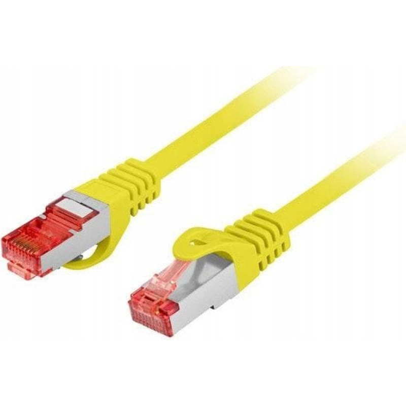 Lanberg PATCHCORD KAT.6 S/FTP LSZH CU 20M Ż&Oacute;ŁTY FLUKE PASSED LANBERG