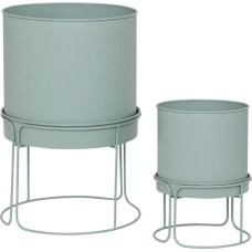 Atmosphera Donice metalowe, 2 sztuki, AZE, Ø 30 cm